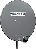 Schwaiger SPI996.1 Stahl SAT-Spiegel, (Durchmesser 85 cm)
