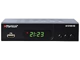 RED OPTICUM AX C100 HD Kabelreceiver mit PVR-Aufnahmefunktion I Digitaler Kabel-Receiver HD - EPG - HDMI - USB - SCART - Coaxial Audio I Receiver für Kabelfernsehen I DVB-C Receiver schwarz