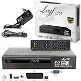 Leyf Satellite Receiver PVR Recording Function Digital Satellite Receiver (HDTV, DVB-S/DVB-S2, HDMI, SCART, 2X USB, Full HD 1080p) [Pre-Programmed for Astra, Hotbird and Türksat] + HDMI Cable